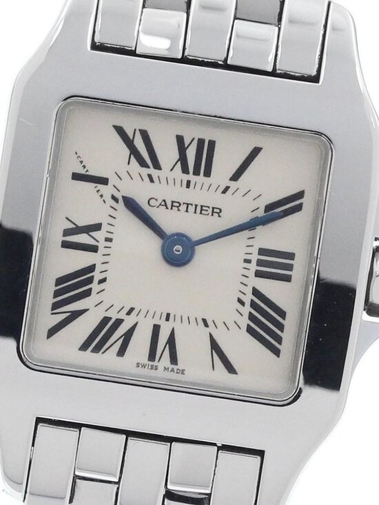 CARTIER Santos de Moiselle SM W25064Z5 beige Dial Quartz Ladies Watch_956855 main image 4